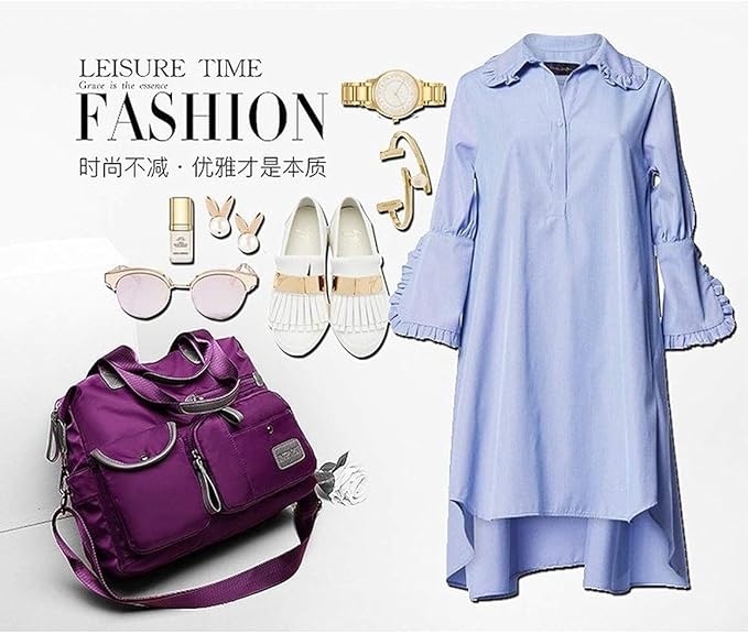 Women’s Splitter Handbag | Soft Material Large Capacity One-Shoulder Tote Bag