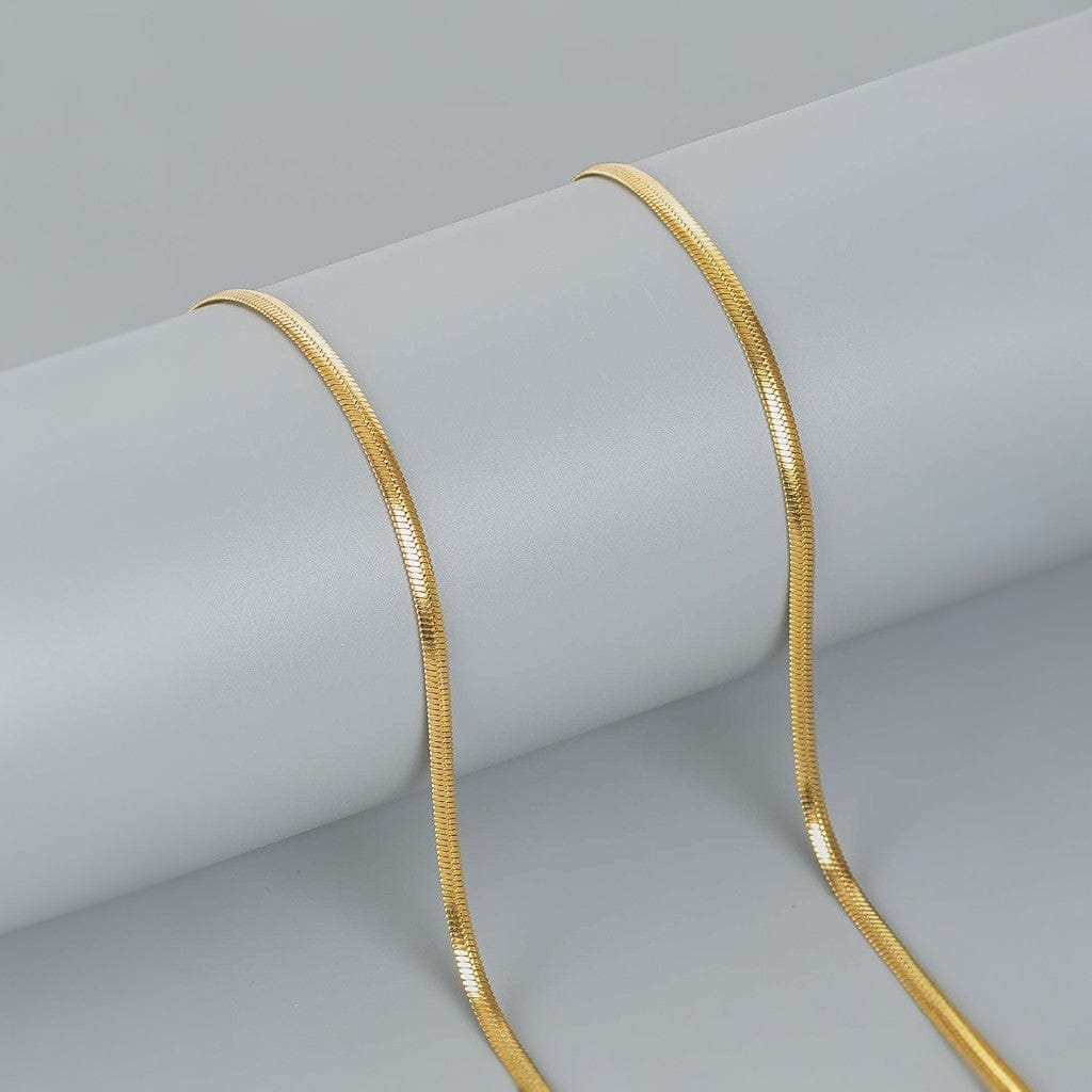 AWT-179 Thin Snake Chain Necklace – Minimalist & Elegant Jewelry for Women