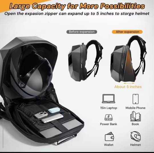 EYE Motorcycle LED Knight Backpack – Waterproof LED Display Bag with Bluetooth Mobile Controller